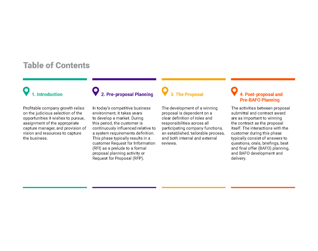 Managing the Capture of New Business